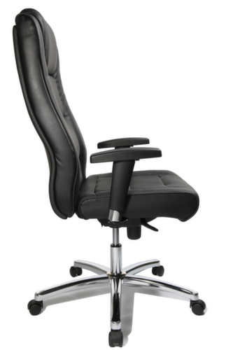 Topstar Draaistoel Chairman 10, bekleding leer, zwart