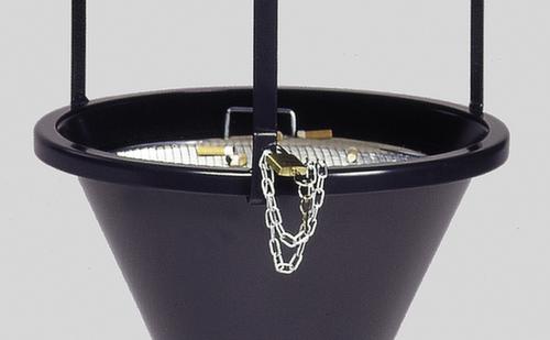 Staande asbak met overkapping