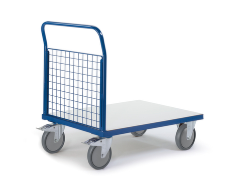 Rollcart ESD kopwandwagen met gaaswand met 500 kg draagvermogen