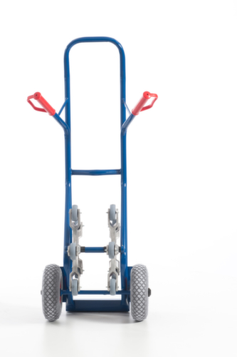 Rollcart 5-ster trappensteekwagen, draagvermogen 150 kg, breedte schep 300 mm, lucht-banden