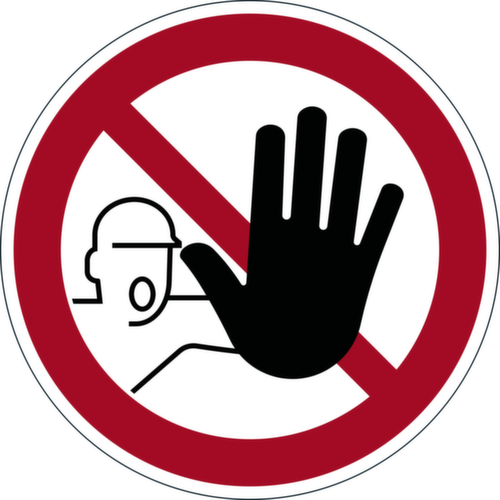 Durable Verbodsbord Verboden toegang voor onbevoegden, vloersticker, antislip