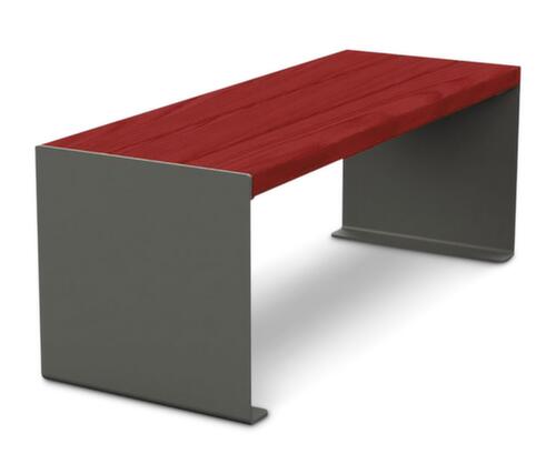 Bank Kube met zijpanelen