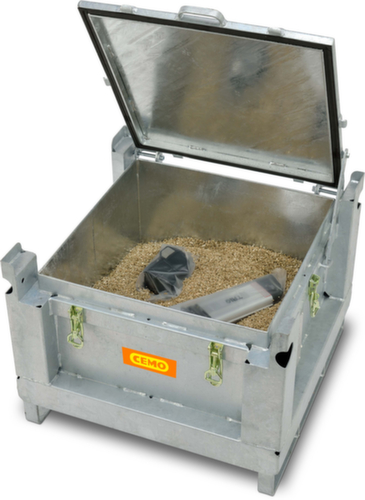 Cemo Lithium-ionen voorraadhouder met rubberen afdichting, inhoud 120 l