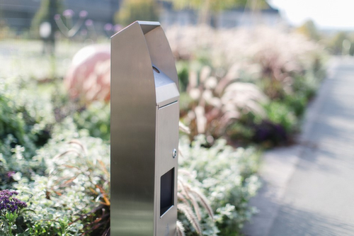 RVS combi-asbak BLOCK