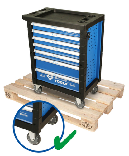 Werkplaatswagen met 7 laden