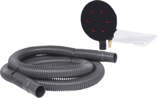 Excentrische schuurmachine met perslucht voor fijn schuren met stofafzuiging