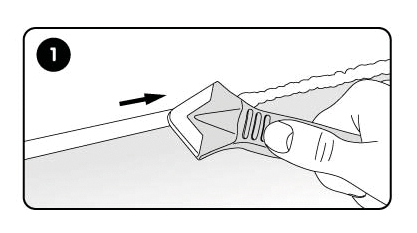 FUGENFIX siliconen schraper en verwijderaar set