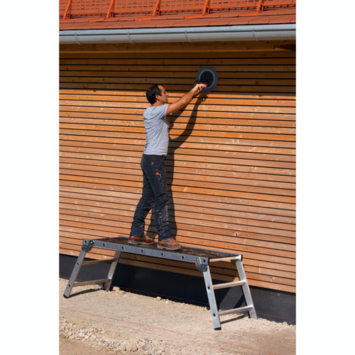 ZARGES In-/uitklapbaar werkplatform Workmaster Plus P, bordeshoogte 700 mm