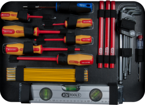 1/4" + 1/2" gereedschapskoffer voor elektricien