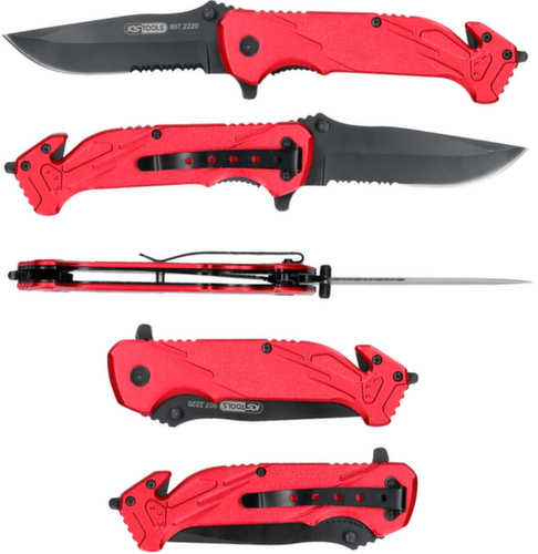 Vouwmes met slot en riemsnijder