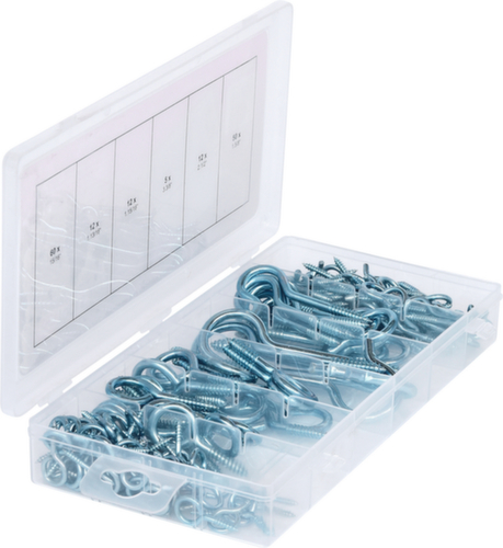 Assortiment haak- en oogschroeven