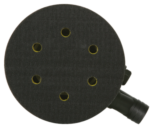 Excentrische schuurmachine met perslucht voor fijn schuren met stofafzuiging