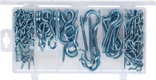 Assortiment haak- en oogschroeven
