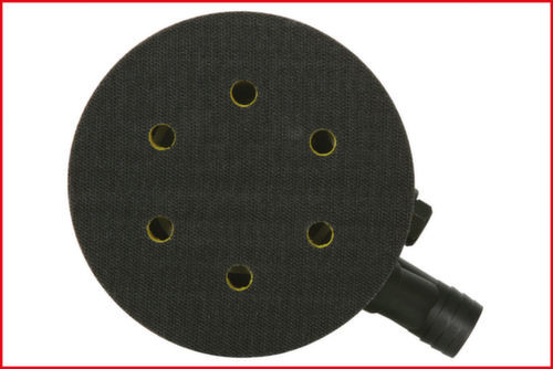 Excentrische schuurmachine met perslucht voor fijn schuren met stofafzuiging