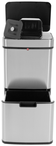Hailo Afvalscheider ÖKO VARIO XL met sensordeksel en lade, inhoud 2 x 25 l/ 1 x 4 l