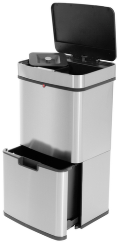 Hailo Afvalscheider ÖKO VARIO XL met sensordeksel en lade, inhoud 2 x 25 l/ 1 x 4 l