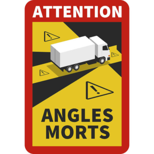 Waarschuwingsbord SafetyMarking® "Attention Angles Morts"