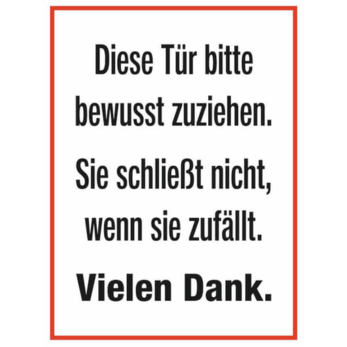 Deurbord SafetyMarking® "Deur dichttrekken"