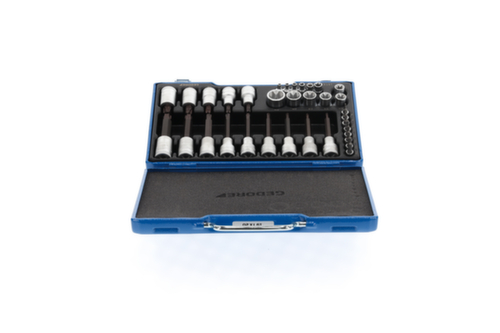GEDORE 19 TX 20 Schroevendraaierset 1/2"+1/4" 34-delig TX