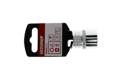 R51001804 Dopsleutelbit 3/8" zeskant 18 mm lengte 30 mm