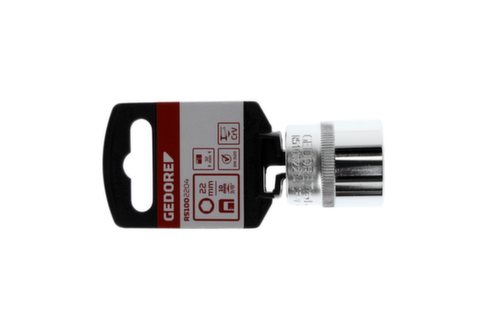 R51002204 Dopsleutelbit 3/8" zeskant 22 mm lengte 32 mm