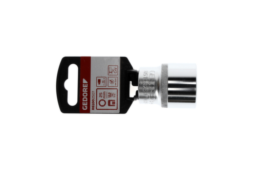 GEDORE RED R61002507 Dopsleutel 1/2" zeskant 25 mm lengte 42 mm