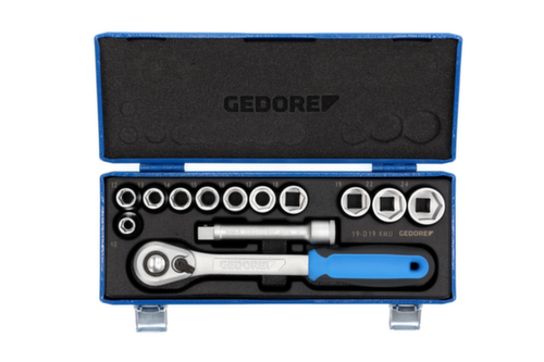 GEDORE 19 KMU-20 dopsleutelset 1/2"