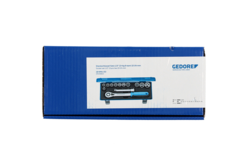 GEDORE 19 KMU-20 dopsleutelset 1/2"