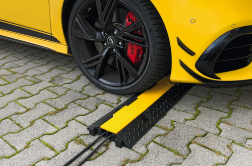 Moravia Kabelbrug MORION, breedte 1000 mm, zwart/geel