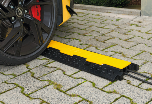 Moravia Kabelbrug MORION, breedte 1000 mm, zwart/geel