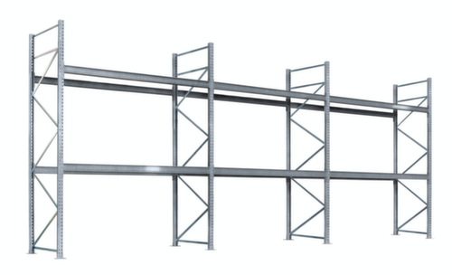 SCHULTE Palletstelling voor 24 pallets, 5965 mm breed, 4 opslagniveaus