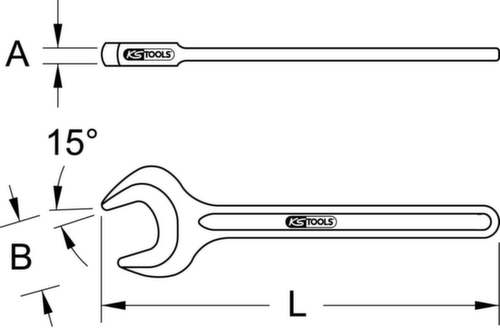KS Tools open-end wrench