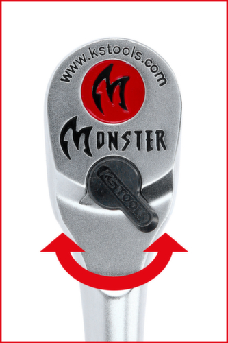 KS Tools 1/4" Monster reversible ratchet