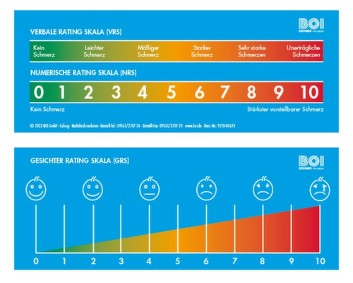 BOI Pijnliniaal met pijnschaal