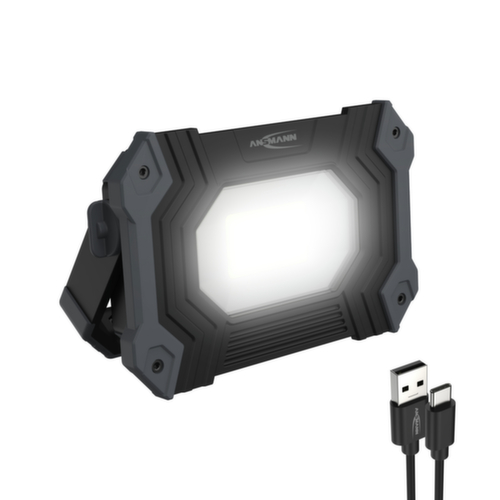 Ansmann Floodlight met 2 lampkoppen