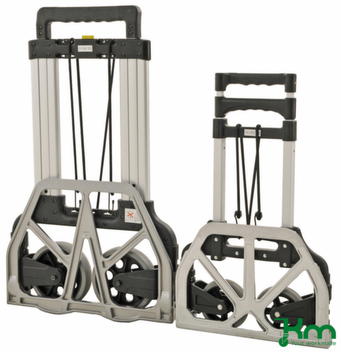 Kongamek aluminium steekwagen, draagvermogen 200 kg, rubber banden