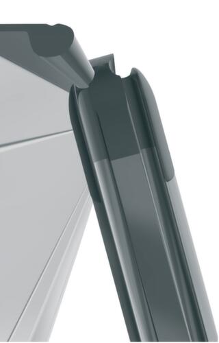 Franken whiteboard voor wandrailsysteem, hoogte x breedte 1000 x 1500 mm