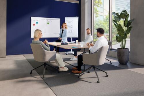 Franken whiteboard voor wandrailsysteem, hoogte x breedte 1000 x 1500 mm