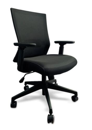 UDOBÄR Bureaustoel Iron met synchroonmechanisme, rugleuning met netbekleding en rugdrager, zwart