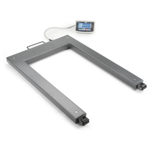 Mobiele palletweegschaal van staal