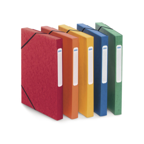 Opbergmap 24x32x15 cm 5 kleuren assortiment