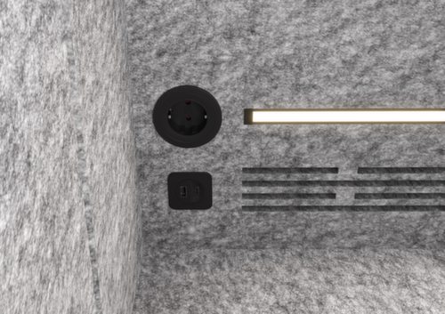 telefooncel Silent Space, hoogte x breedte 2175 x 1035 mm