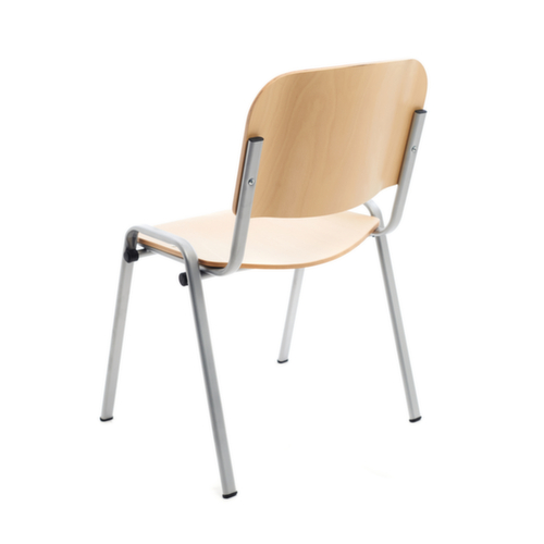 Rocada Houten stapelstoel, natuur, rug recht