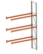 META Palletstelling MULTIPAL voor 8 pallets, 2785 mm breed, 4 opslagniveaus