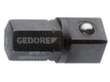 673 K Inzetstukhouder kort 1/4" zeskant - 1/4" vierkant