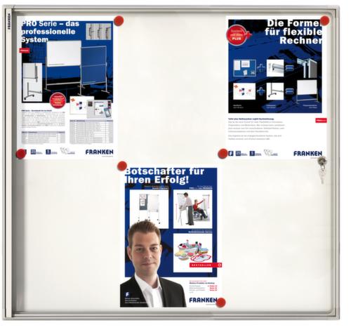 Franken Wandvitrine X-tra!Line® voor binnen  L