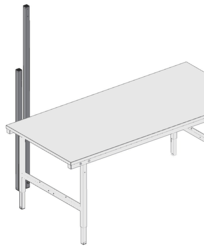 Rocholz Frame voor paktafel, hoogte 1770 mm  L