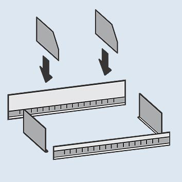 hofe Verdeelelement voor schroefstelling  L