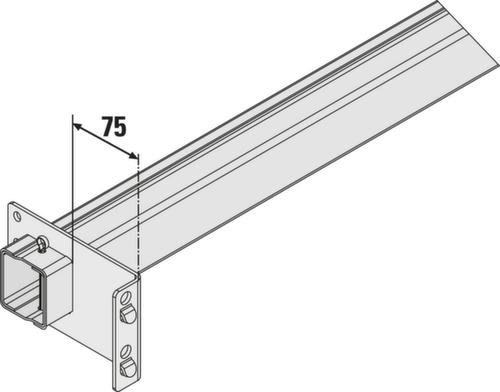 Doorschuifbeveiliging voor palletstelling  L