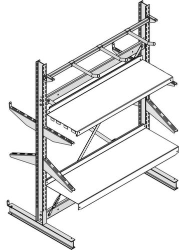 Ophanging voor buisdraagarmen voor kraagarmstelling  L